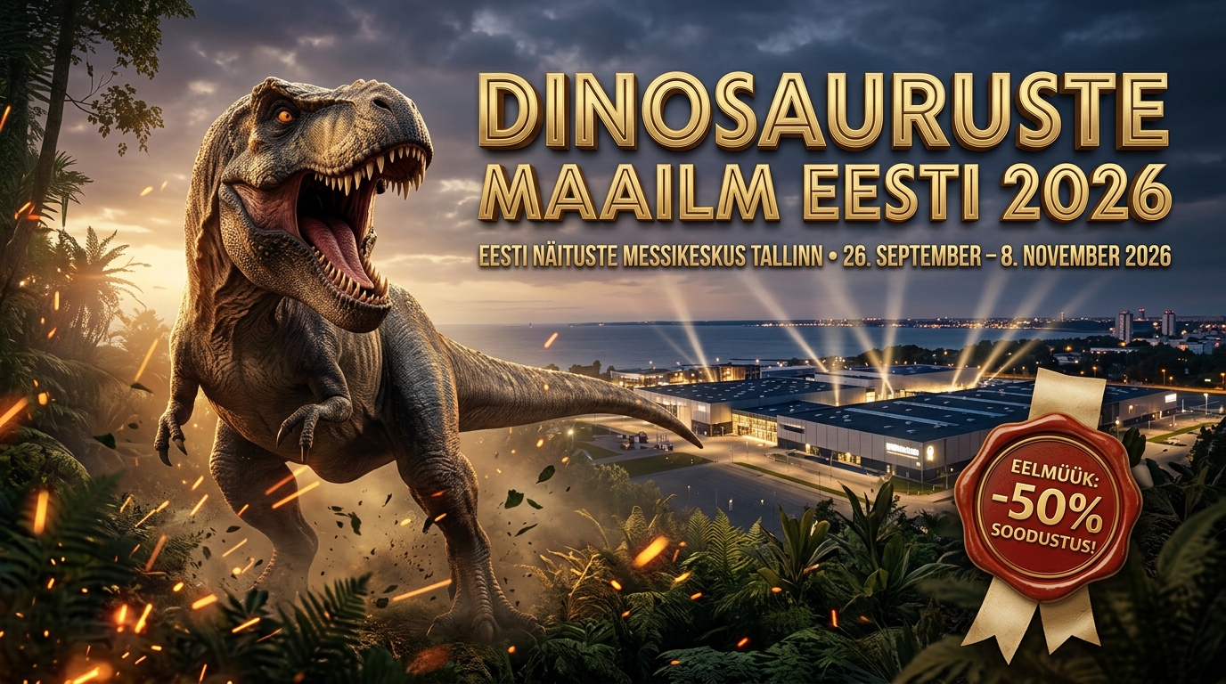 DINOSAURUSTE MAAILM EESTI 2026